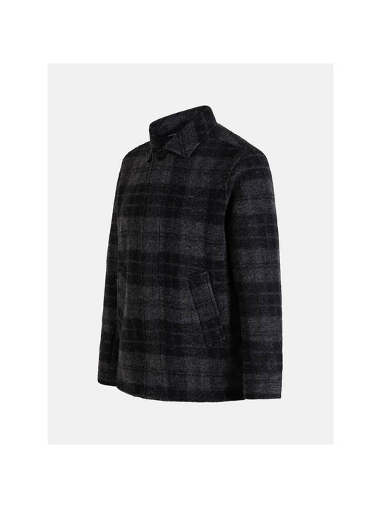 Koszula Peak Performance M Wool Shirt szara krata - Adventure Sports

