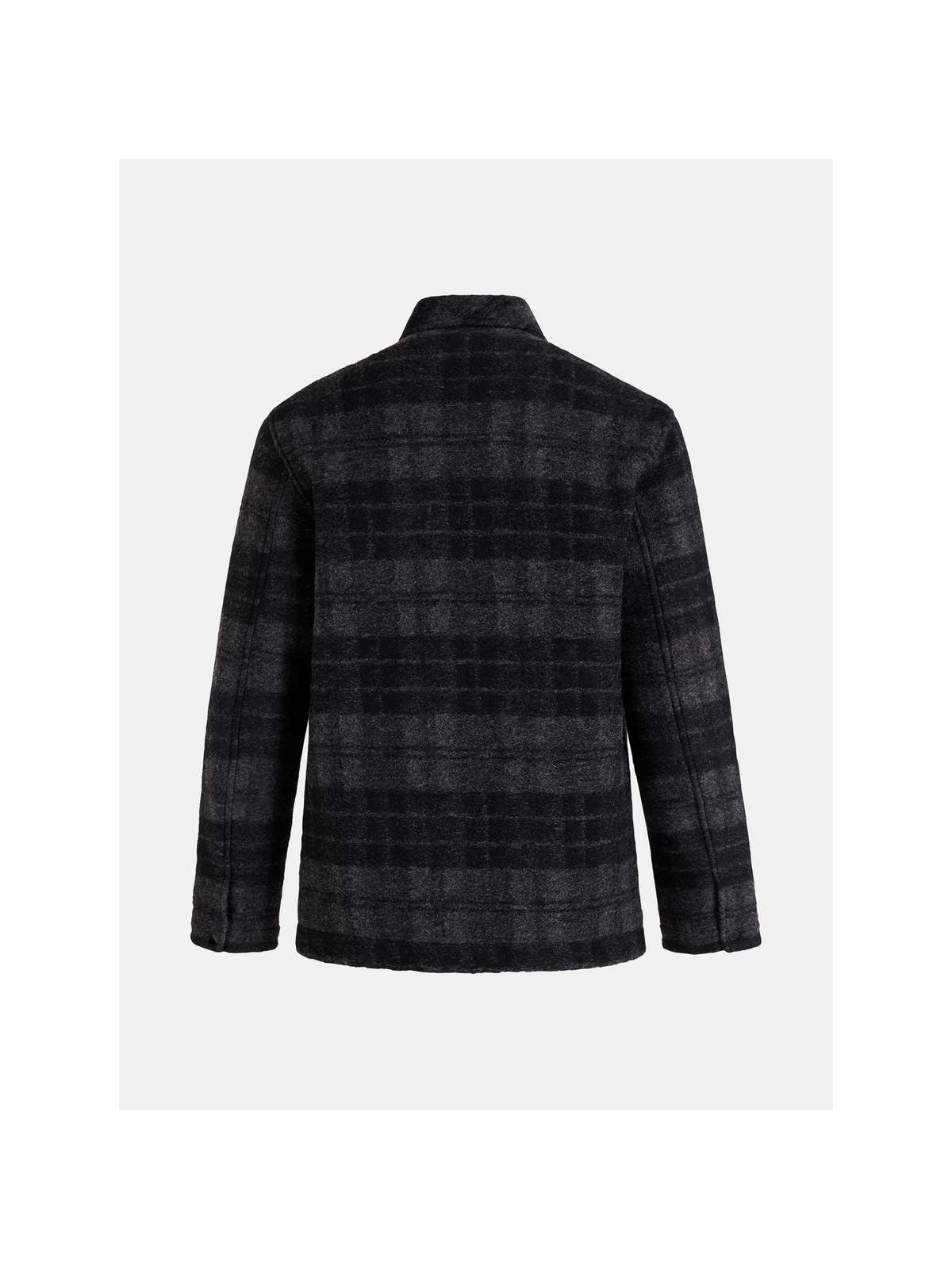 Koszula Peak Performance M Wool Shirt szara krata - Adventure Sports