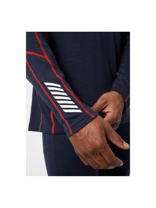 Koszulka Helly Hansen Lifa Merino Lightweight Crew granatowy - Adventure Sports
