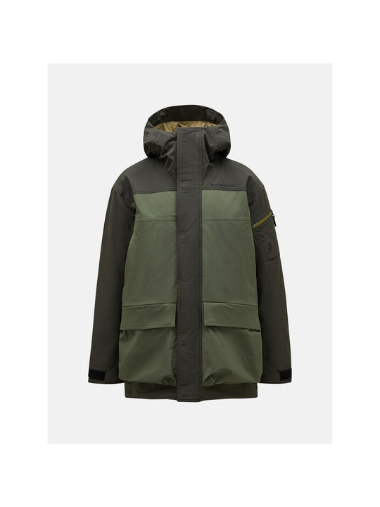 Kurtka narciarska Peak Performance M 2L Stretch Parka zielony - Adventure Sports

