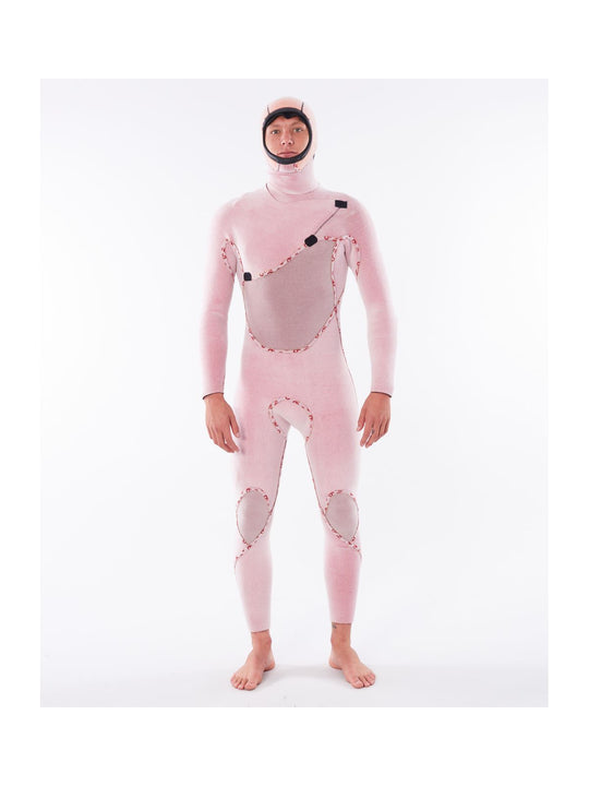 Gruba pianka surfingowa męska RIP CURL Flashbomb 6/4 Hood C/Zip czarny - Pianka - Adventure Sports
