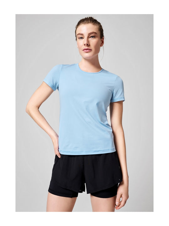 Koszulka CASALL Essential Mesh Detail Tee niebieski - Adventure Sports
