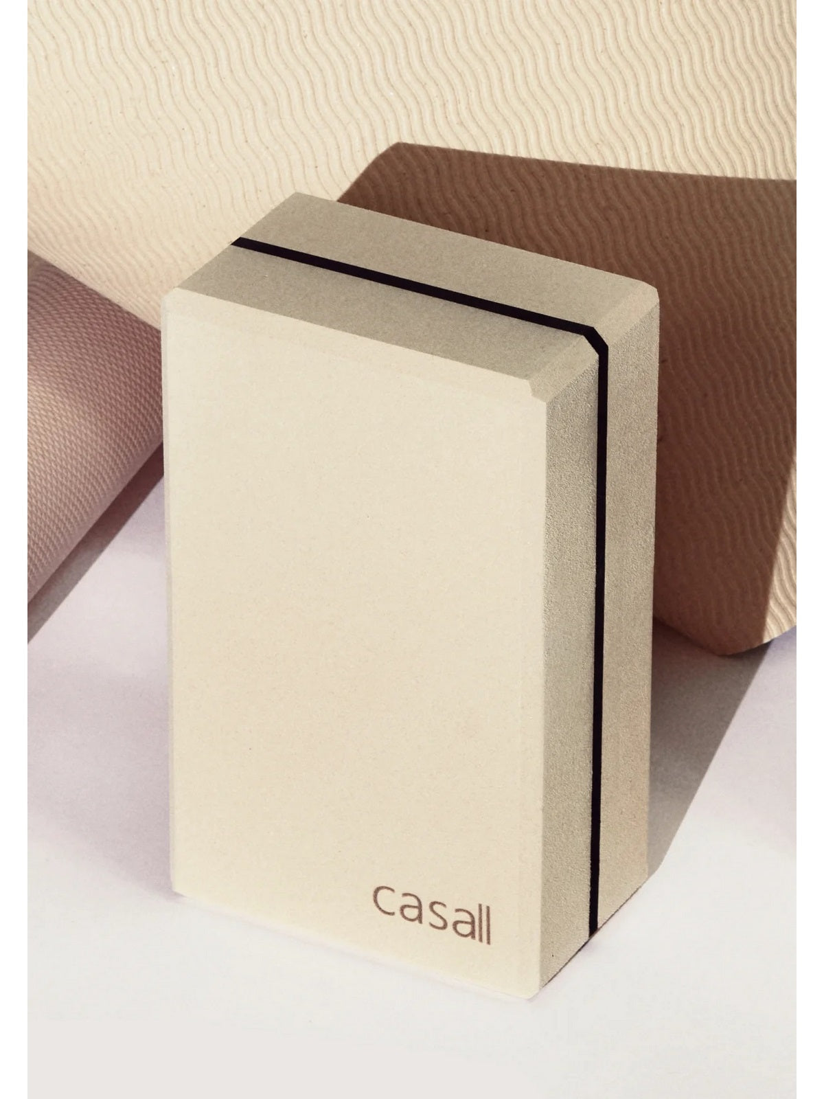 Klocek do jogi CASALL Yoga block bamboo brązowy - TU - Akcesoria - Adventure Sports