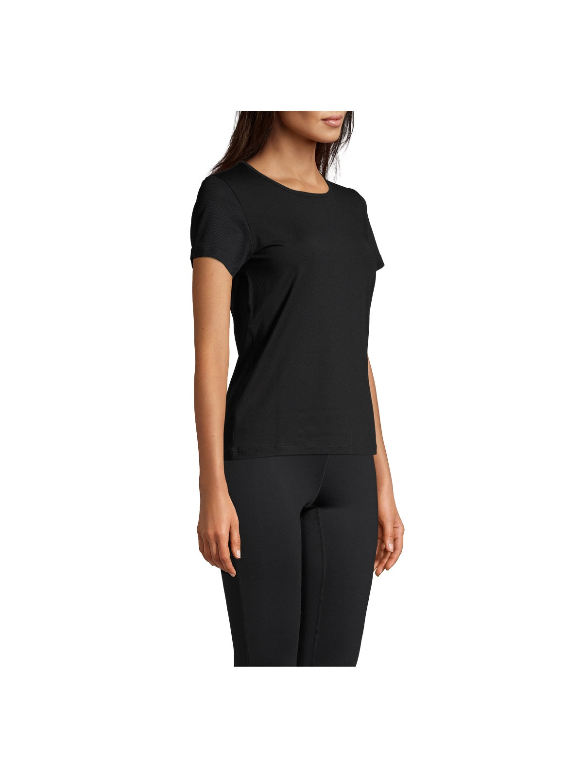 Koszulka damska CASALL Essential Mesh Detail Tee czarny - Adventure Sports