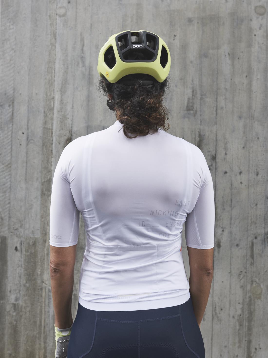 Koszulka rowerowa POC W’s PRISTINE PRINT Jersey - biały - Adventure Sports