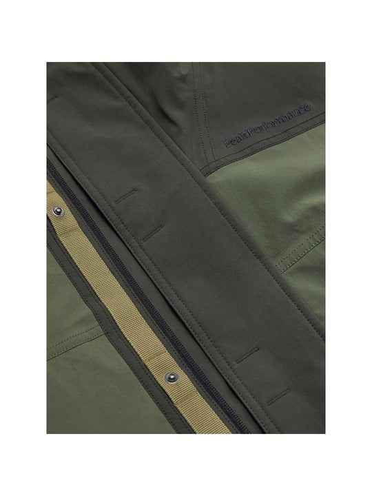 Kurtka narciarska Peak Performance M 2L Stretch Parka zielony - Adventure Sports
