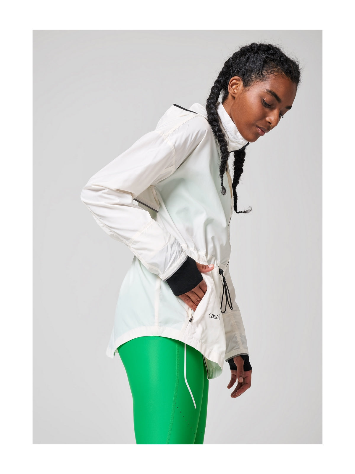 Kurtka CASALL Windbreaker Jacket biały - Adventure Sports