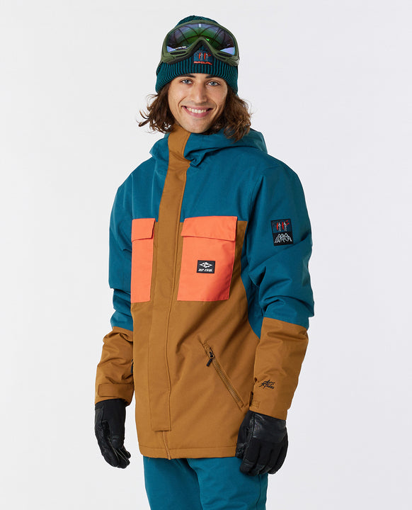 Kurtka narciarska RIP CURL Pinnacle 10K/10K Jacket niebieski - Adventure Sports
