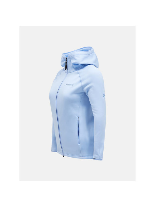 Bluza Peak Performance W Chill Light Zip Hood niebieski - Adventure Sports
