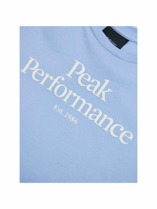 T-Shirt Peak Performance Jr Original Tee niebieski - Koszulka - Adventure Sports
