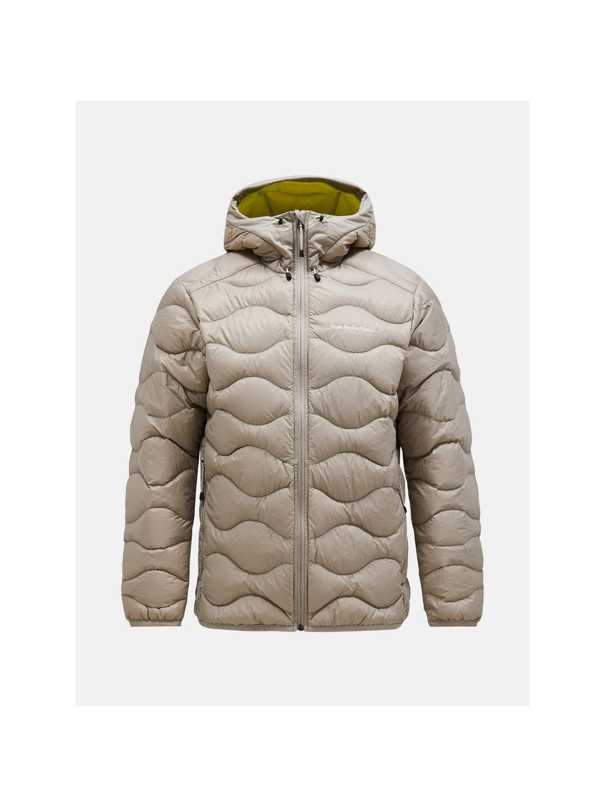 Kurtka puchowa Peak Performance M Helium Down Hood Jacket beżowy - Adventure Sports
