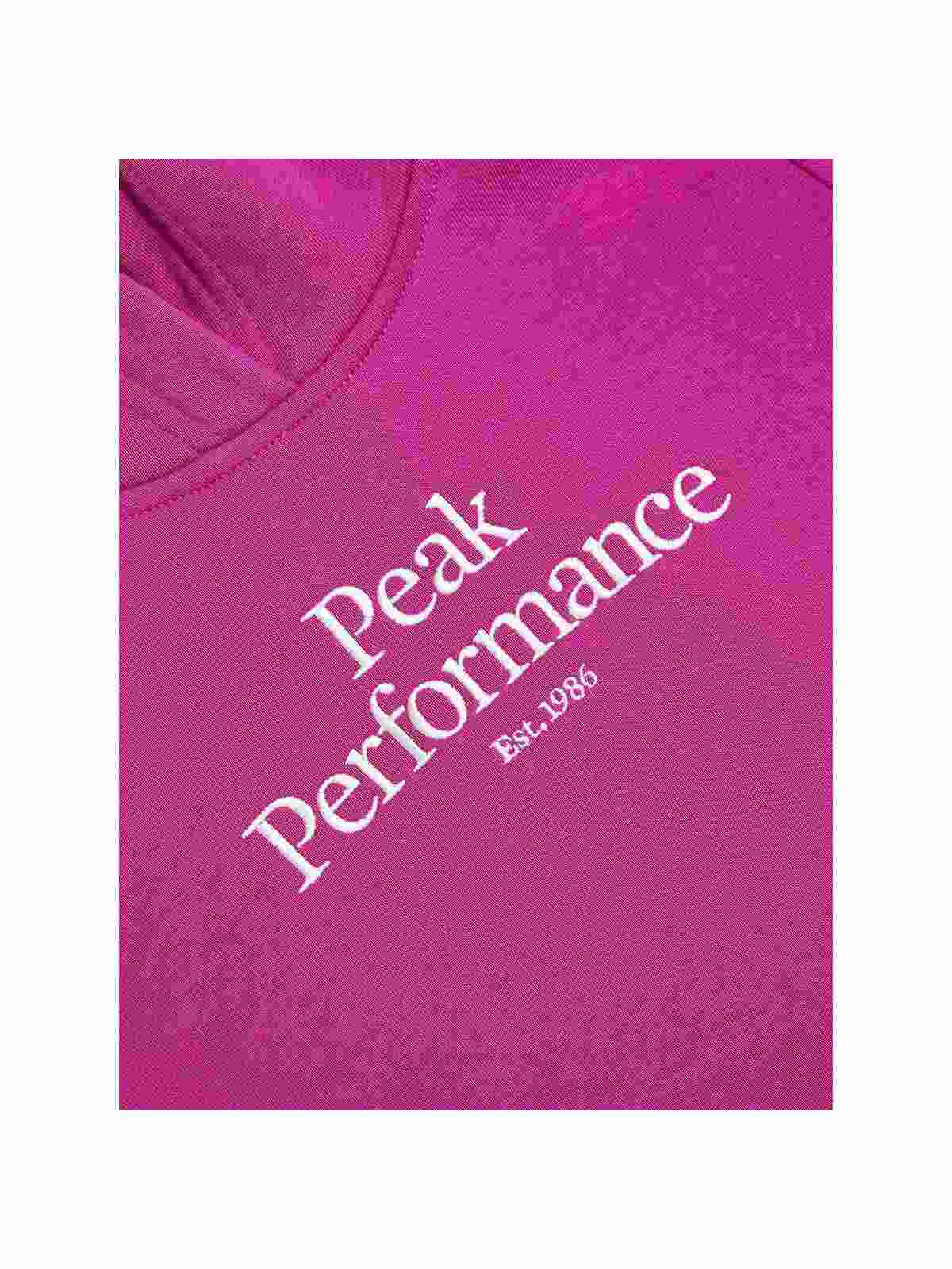 Bluza dziewczęca sportowa Peak Performance Jr Original Hood różowy - Adventure Sports