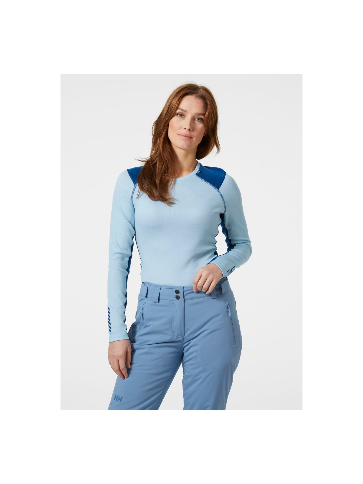 Koszulka Helly Hansen W Lifa Merino Midweight Crew niebieski - Adventure Sports