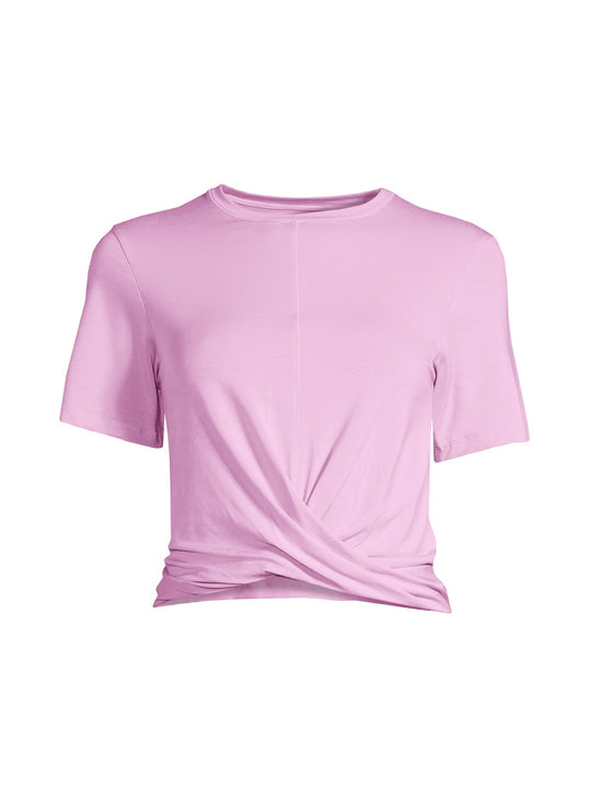 Koszulka CASALL Delight Short Wrap Tee różowy - Adventure Sports
