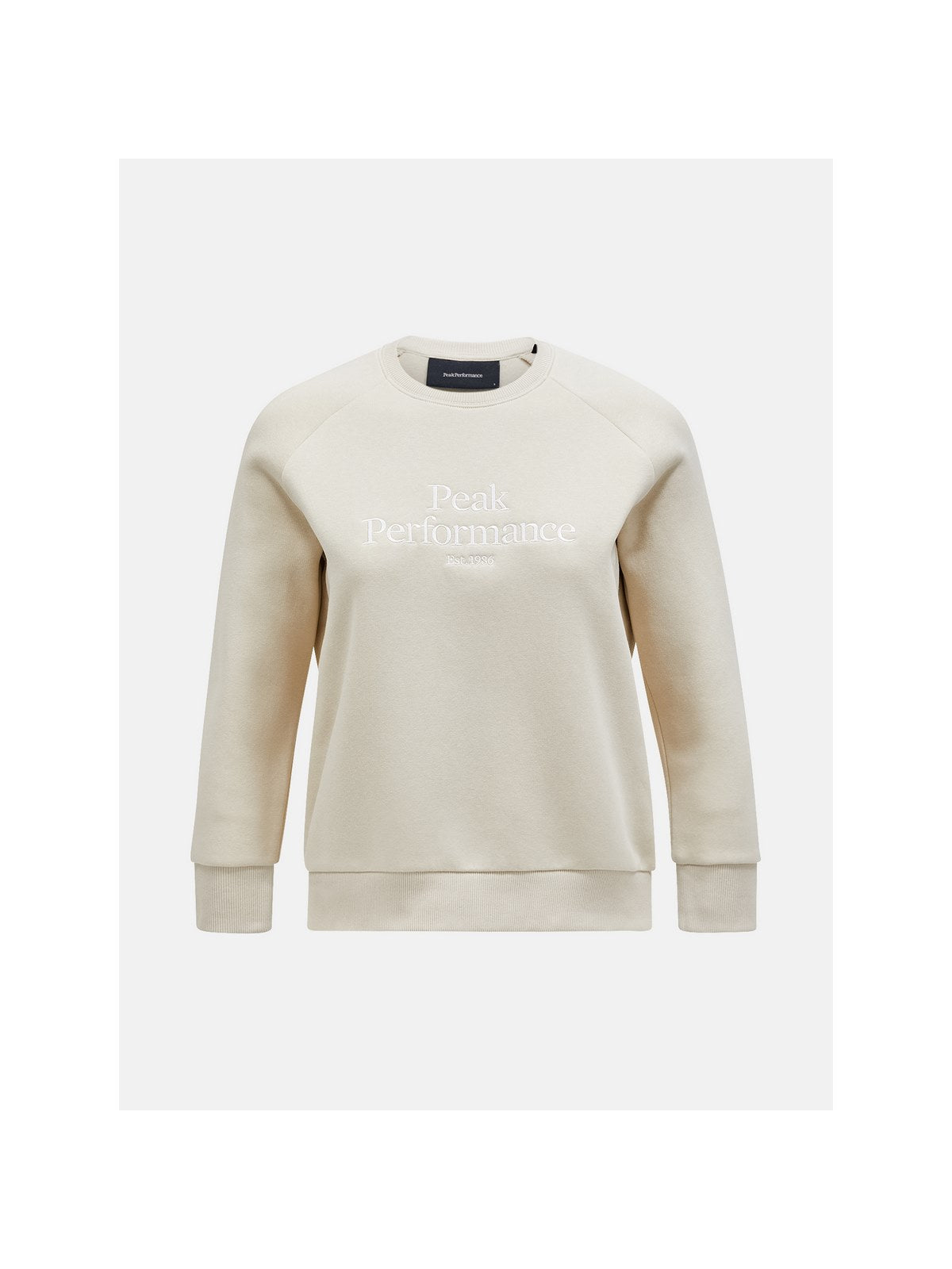 Bluza Peak Performance W Original Crew beżowy - Adventure Sports