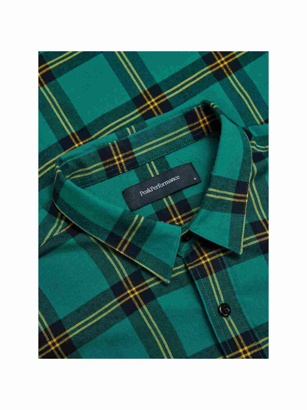 Koszula Peak Performance M Moment Flannel Shirt zielony - Adventure Sports