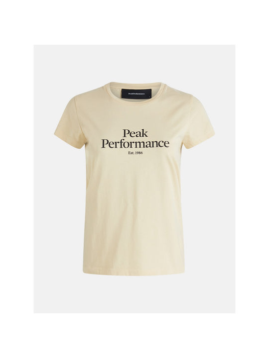 T-Shirt Peak Performance W Original Tee beżowy - Koszulka - Adventure Sports
