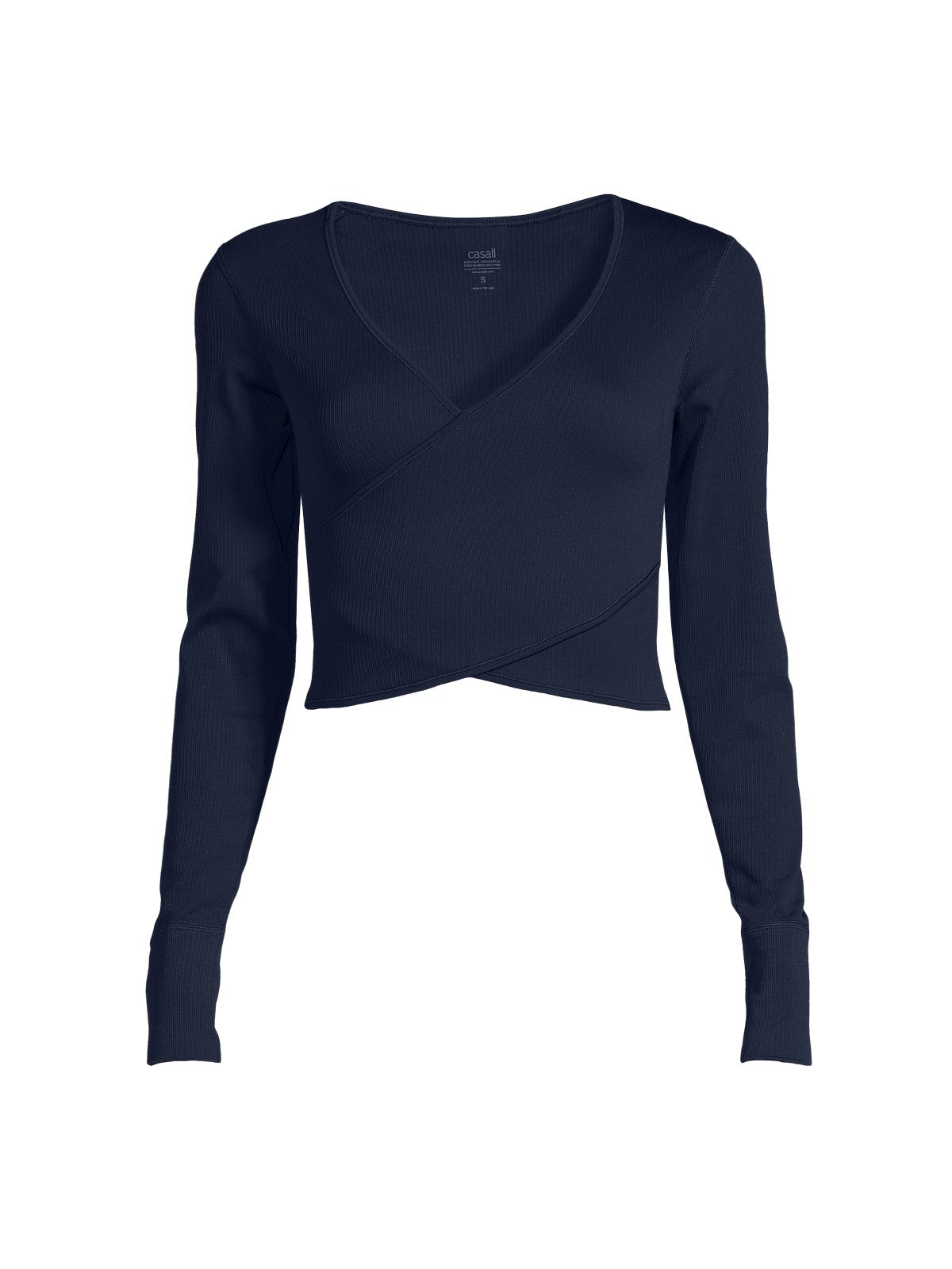 Koszulka CASALL Seamless Rib Wrap Longsleeve core blue - Adventure Sports