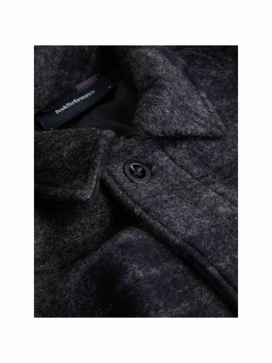 Koszula Peak Performance M Wool Shirt szara krata - Adventure Sports
