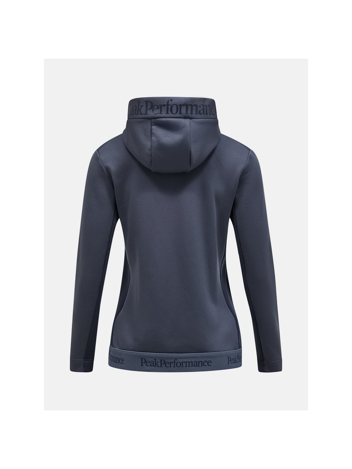Bluza damska mid layer Peak Performance W Rider Tech Zip Hood niebieski - Adventure Sports
