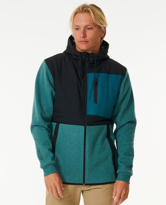 Kurtka męska RIP CURL Anti Series Heatseeker Zip Thr niebieski - Adventure Sports
