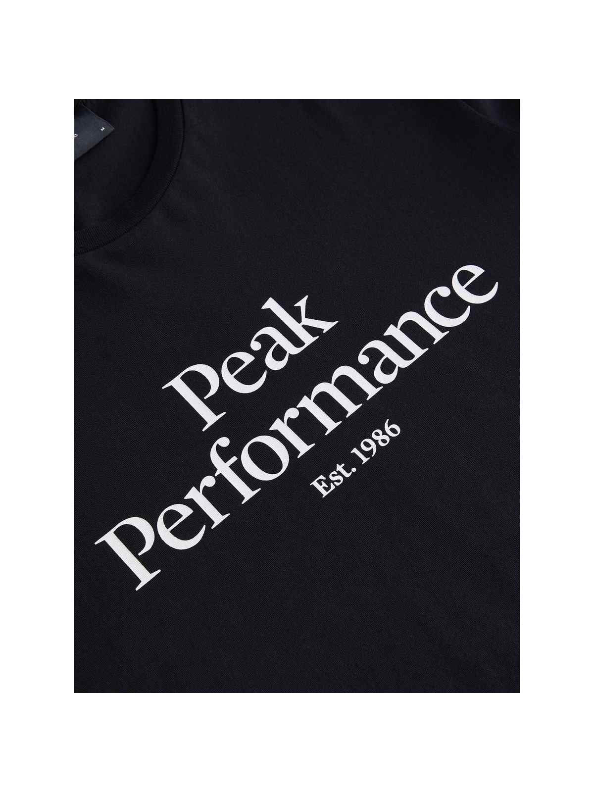 T-Shirt Peak Performance M Original Tee czarny - Koszulka - Adventure Sports