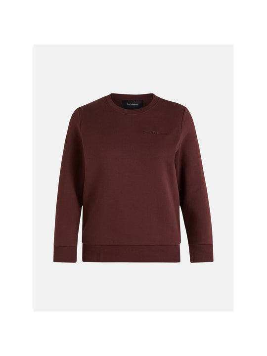 Bluza Peak Performance W Original Small Logo Cre brązowa - Adventure Sports
