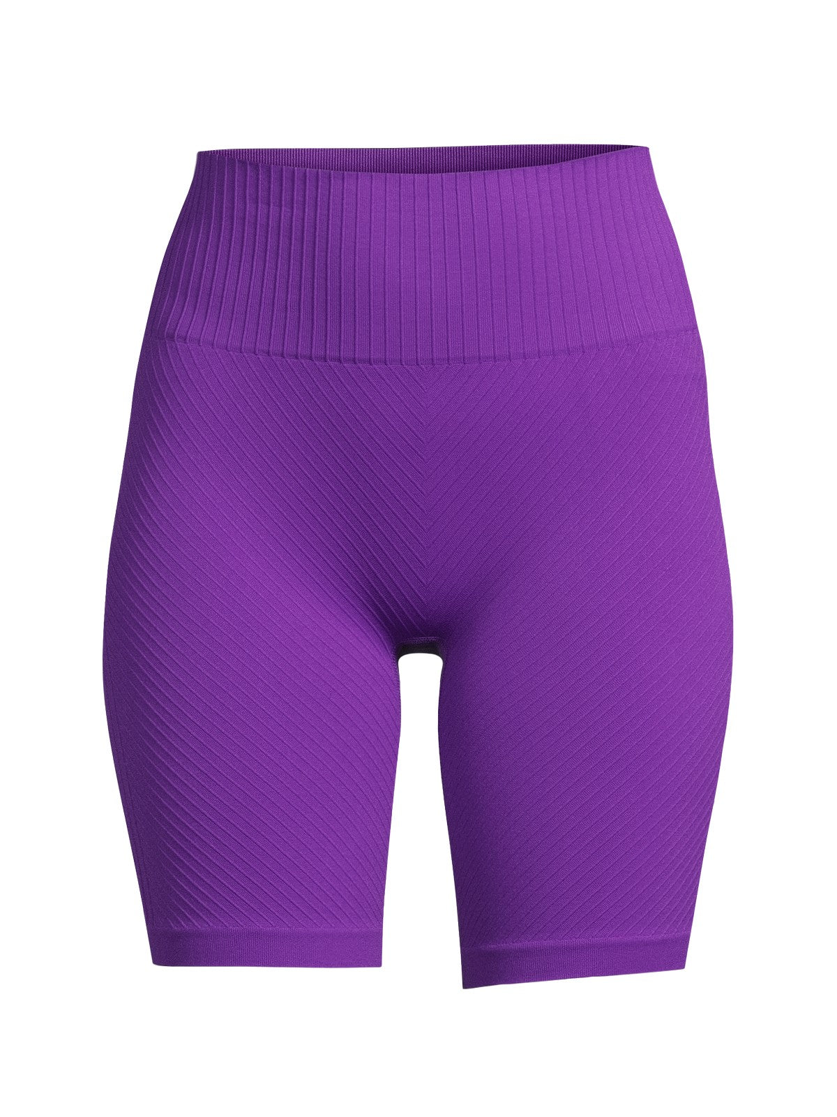 Legginsy CASALL Seamless Graphical Rib Bike Tights fioletowy - Adventure Sports
