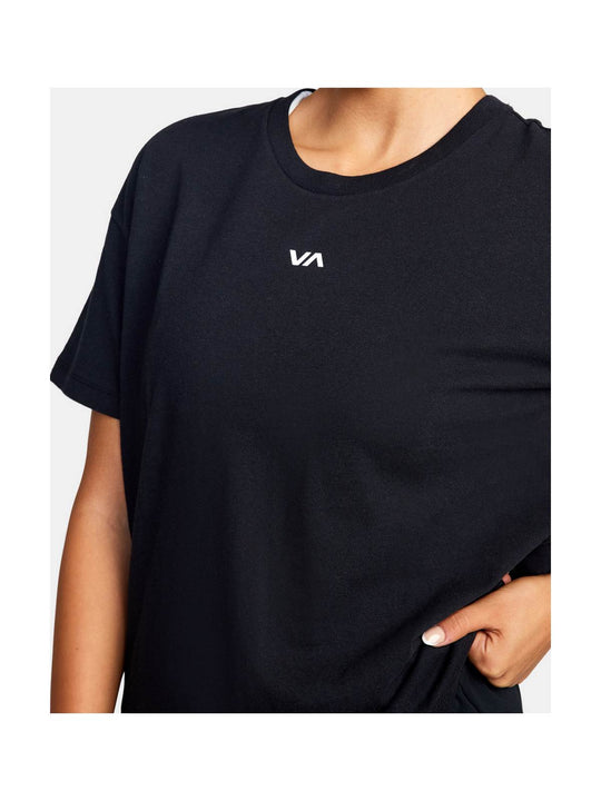T-Shirt damski RVCA Va Essential Tee - czarny - Koszulka - Adventure Sports
