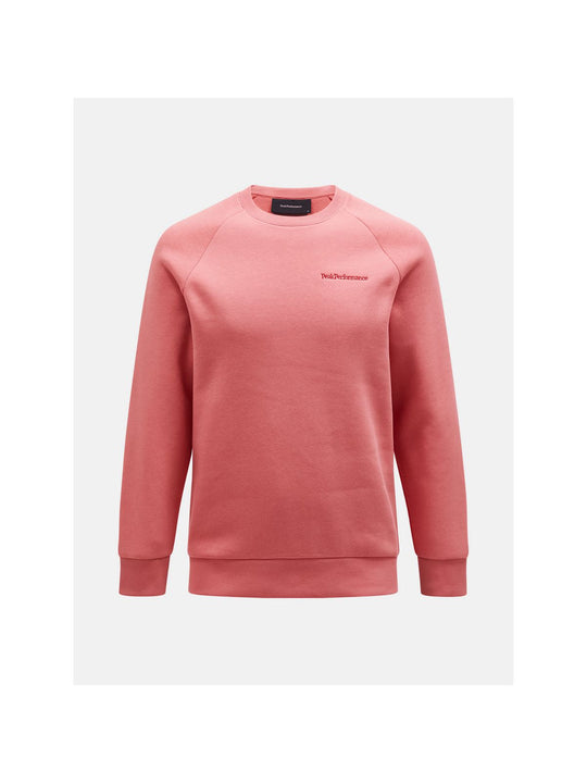 Bluza damska sportowa Peak Performance M Original Small Logo Crew różowa - Adventure Sports
