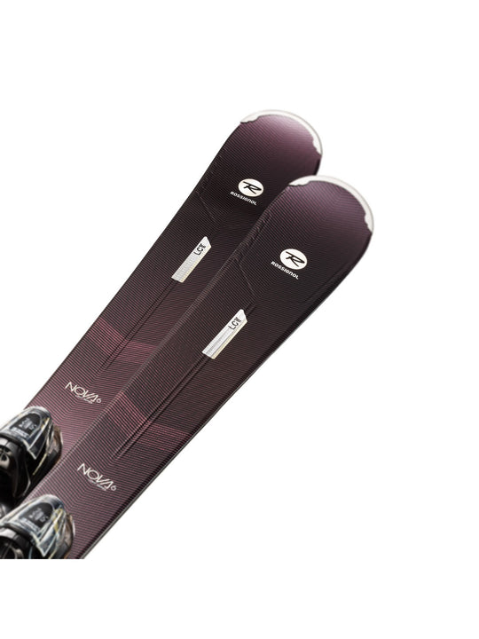 Narty ROSSIGNOL NOVA 6 + wiązania LOOK XPRESS W 11 GW B83 BLACK GOLD - Adventure Sports
