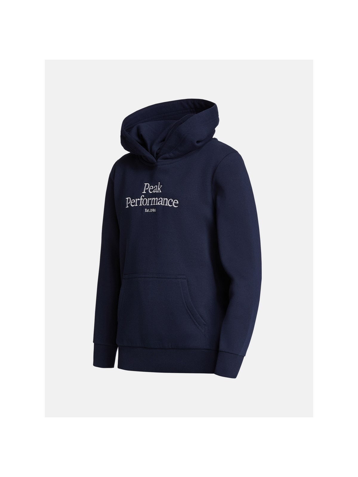 Bluza kangurka dziecięca Peak Performance Jr Original Hood - granatowy - Adventure Sports