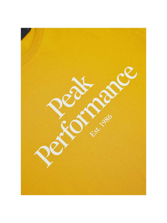 T-Shirt Peak Performance M Original Tee żółty - Koszulka - Adventure Sports
