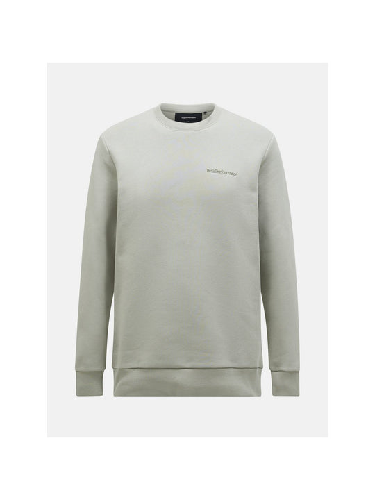 Bluza Peak Performance M Original Small Logo Cre zielony - Adventure Sports
