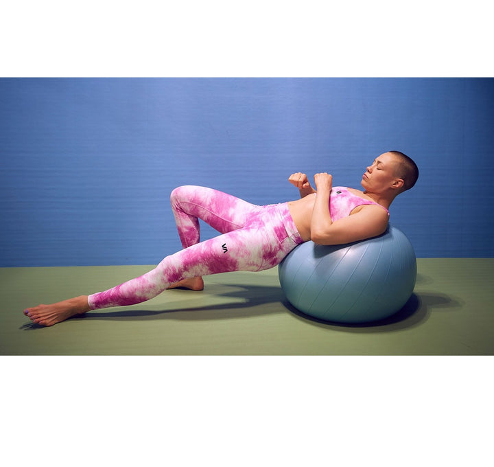 Stanik treningowy RVCA Thug Rose Essential Bra różowy - Top - Adventure Sports
