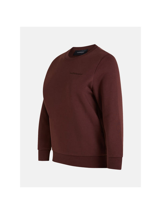 Bluza Peak Performance W Original Small Logo Cre brązowa - Adventure Sports
