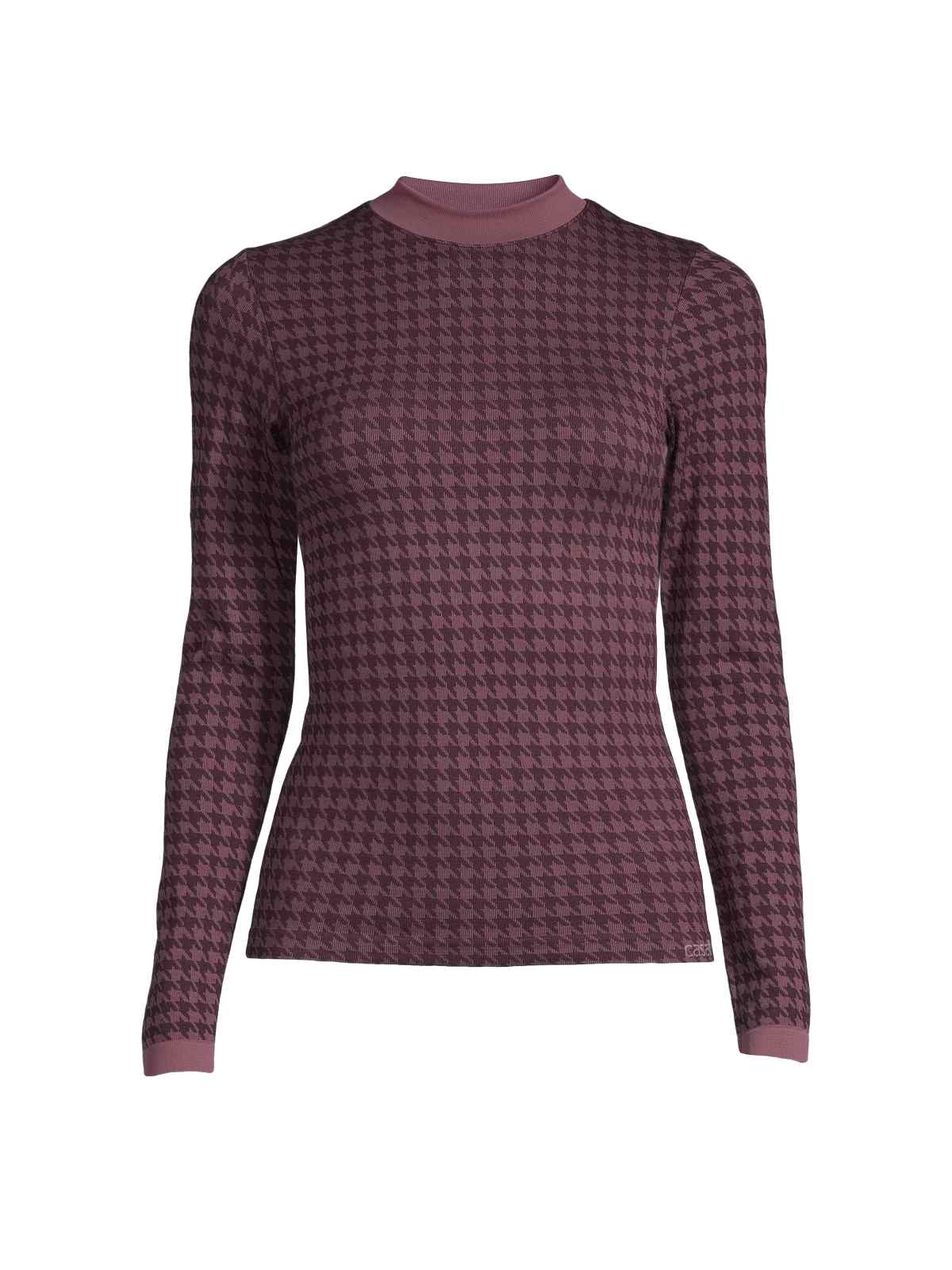 Koszulka CASALL Houndstooth Base Layer Longsleeve brązowy - Adventure Sports