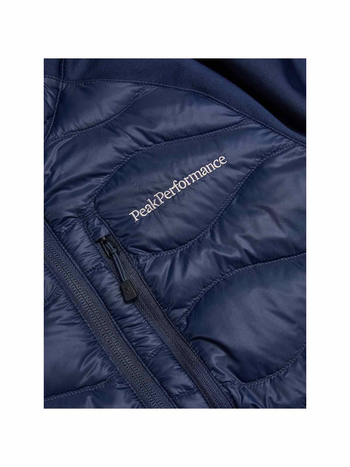 Kurtka puchowa Peak Performance W Helium Down Hybrid Jacket granatowy - Adventure Sports