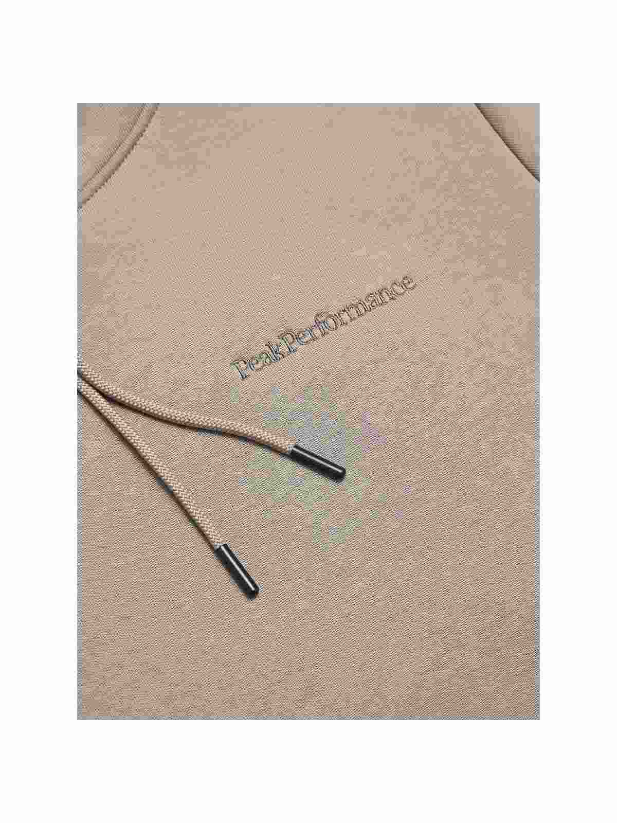 Bluza Peak Performance W Original Small Logo Hood beżowy - Adventure Sports