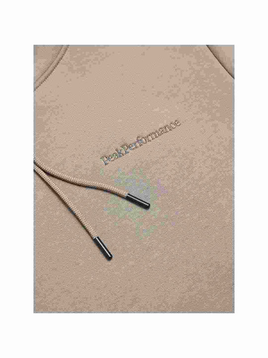 Bluza Peak Performance W Original Small Logo Hood beżowy - Adventure Sports
