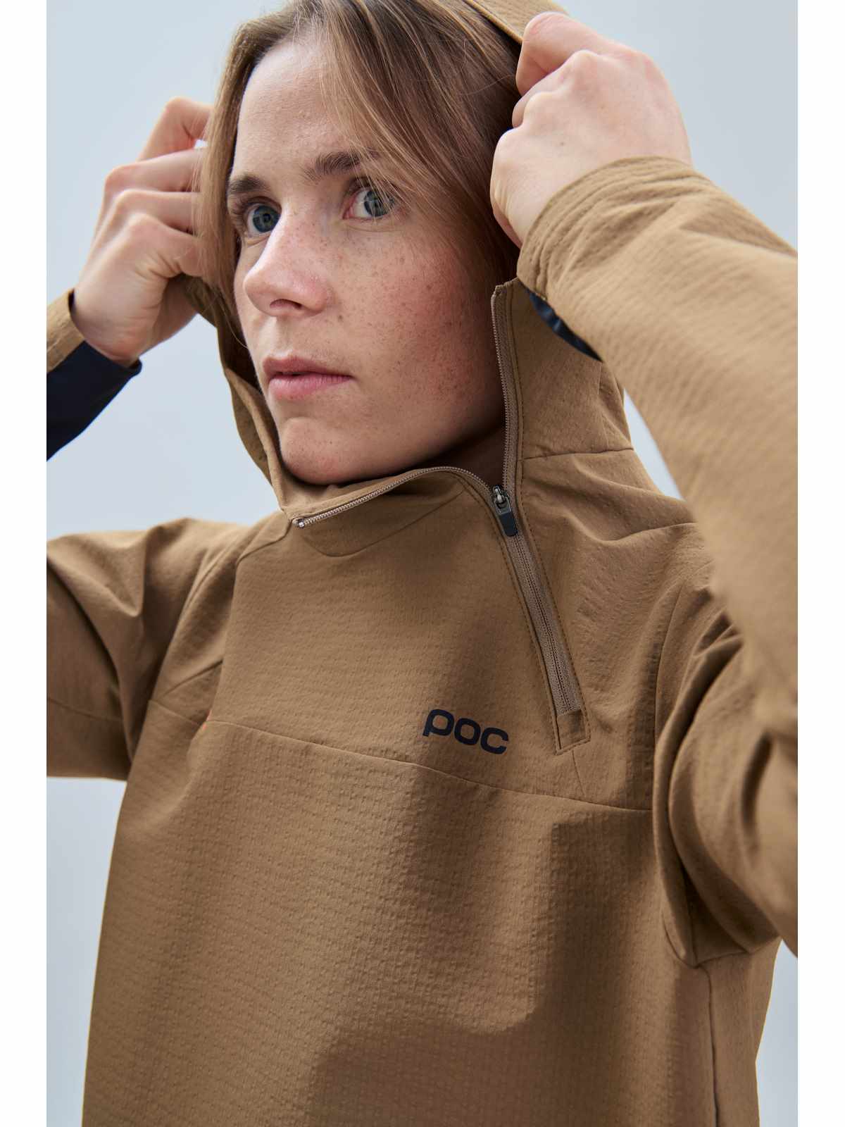 Bluza POC W’s Mantle Thermal Hoodie brązowy - Adventure Sports
