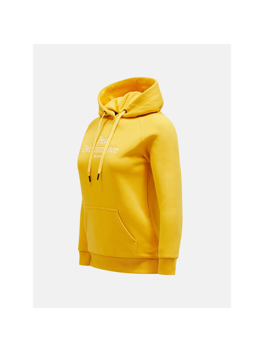 Bluza Peak Performance W Original Hood żółty - Adventure Sports
