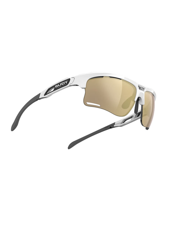 Okulary rowerowe RUDY PROJECT KEYBLADE - biały | Multilaser Gold Cat 3 - TU - Adventure Sports
