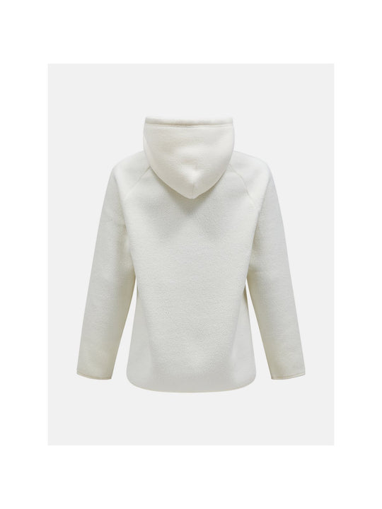 Bluza Peak Performance M Fleece Hood biały - Adventure Sports
