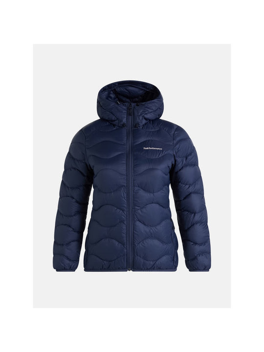 Kurtka puchowa Peak Performance W Helium Down Hood Jacket niebieski - Adventure Sports
