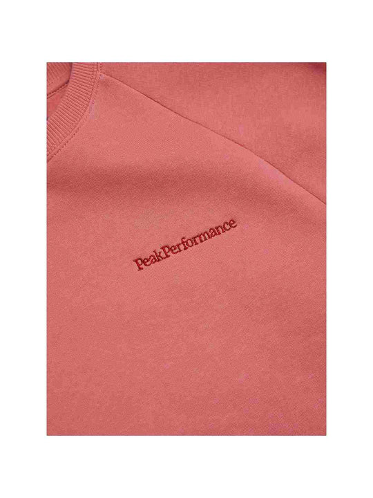 Bluza damska sportowa Peak Performance M Original Small Logo Crew różowa - Adventure Sports
