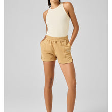 Szorty bawełniane damskie CASALL Terry Spring Shorts beżowy - Adventure Sports
