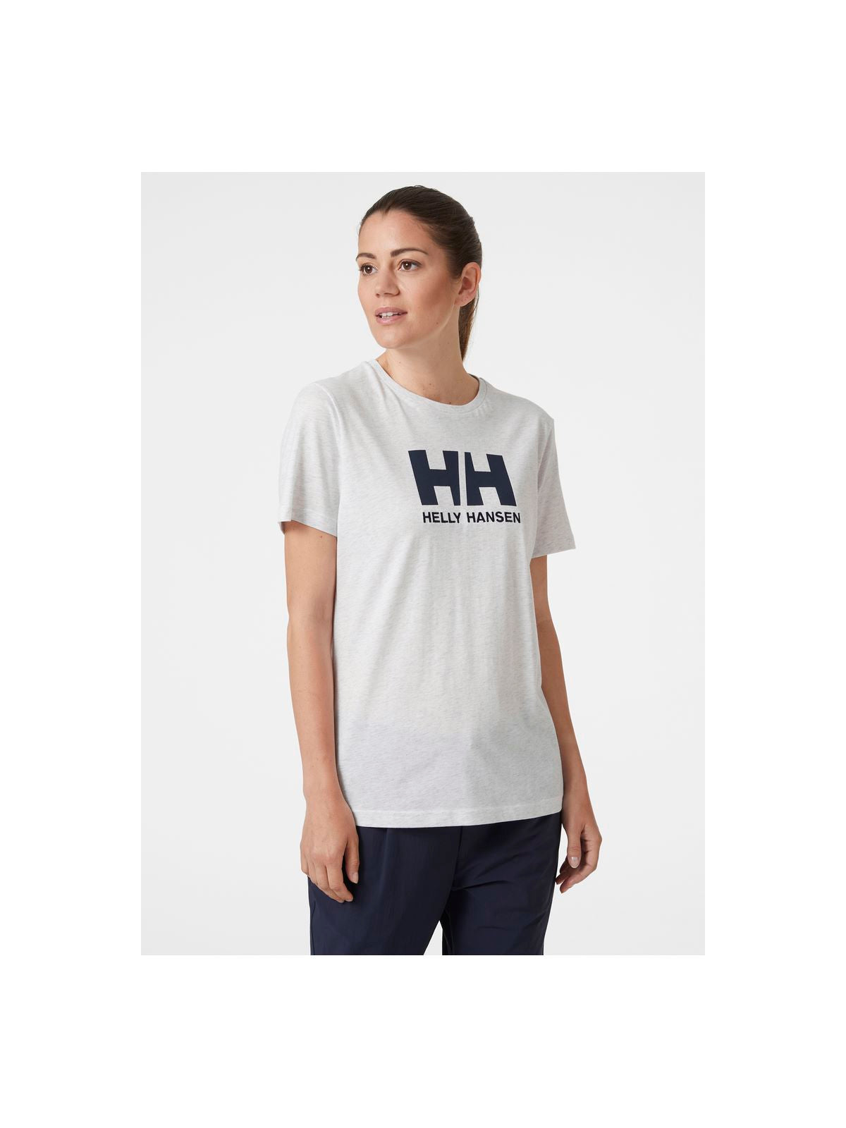 Koszulka Helly Hansen W Hh Logo T-Shirt - biały - Adventure Sports