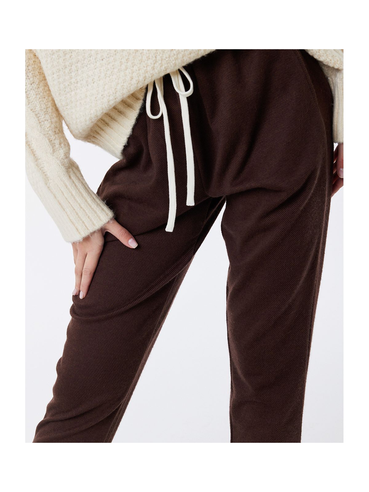 Spodnie RIP CURL Santander Relax Pant brązowe - Adventure Sports