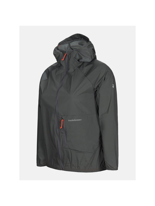 Kurtka damska PEAK PERFORMANCE W VISLIGHT WINDJACKET grafitowa - Adventure Sports
